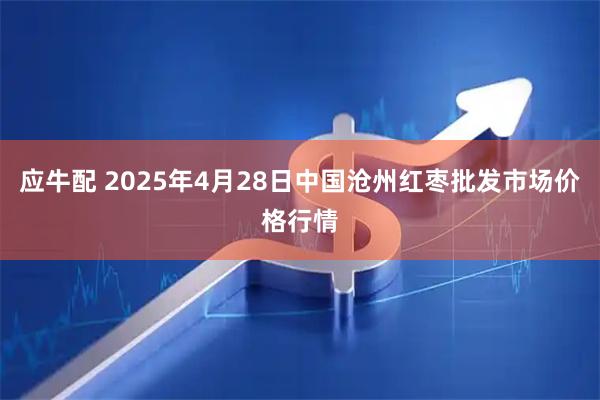 应牛配 2025年4月28日中国沧州红枣批发市场价格行情